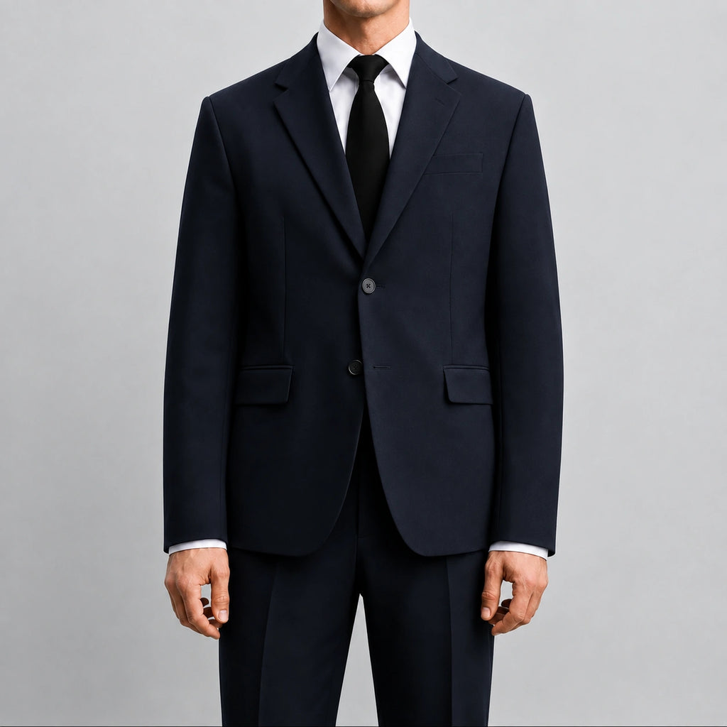 Black suede blazer