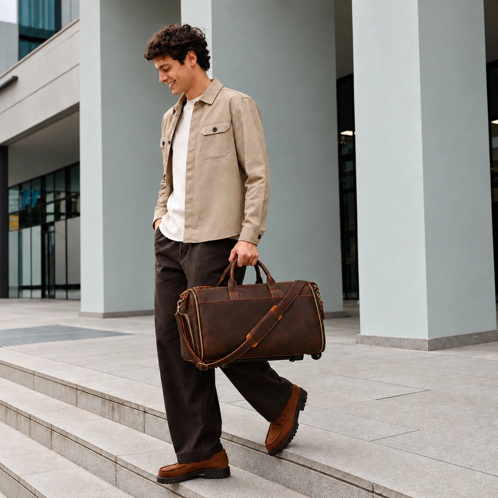 Travel Bag for Clothes - Model with Wheels - Atelier