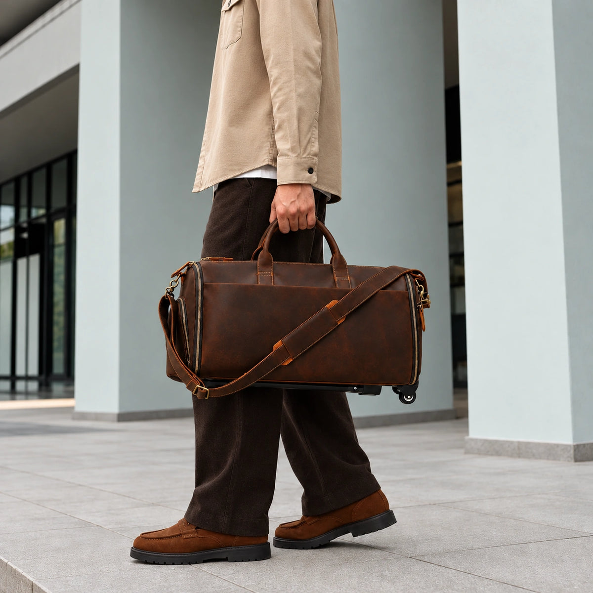 Travel Bag for Clothes - Model with Wheels - Atelier