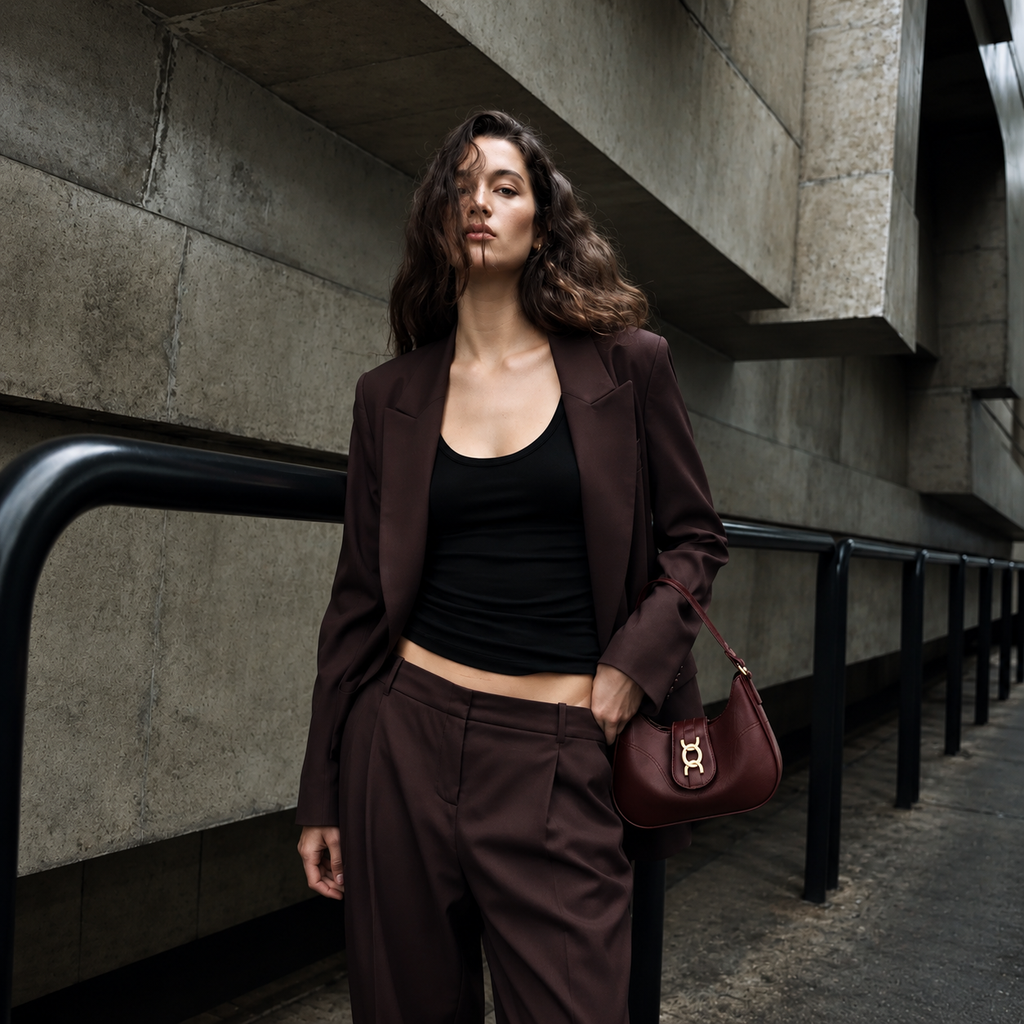 Verona Women's Handbag in Wine Red - Soult Atelier