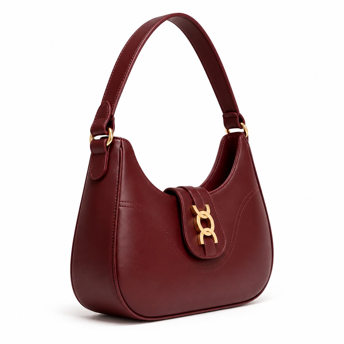 Verona Women's Handbag in Wine Red - Soult Atelier
