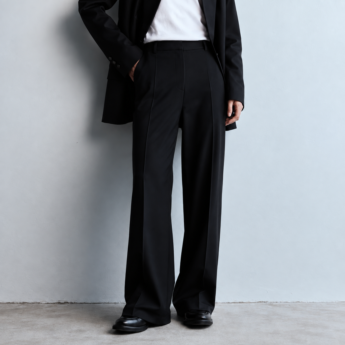 Women's Black Flare Pants