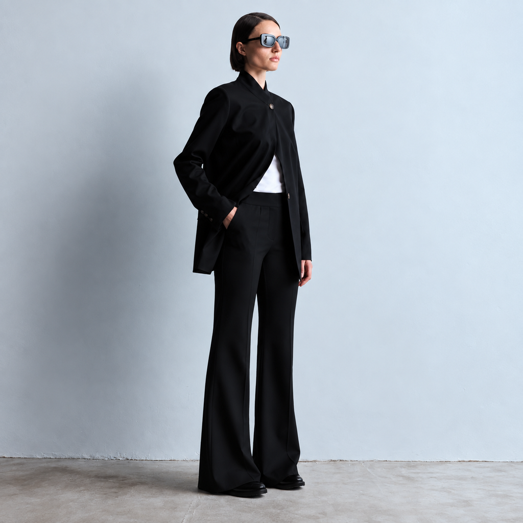 Women's Black Flare Pants