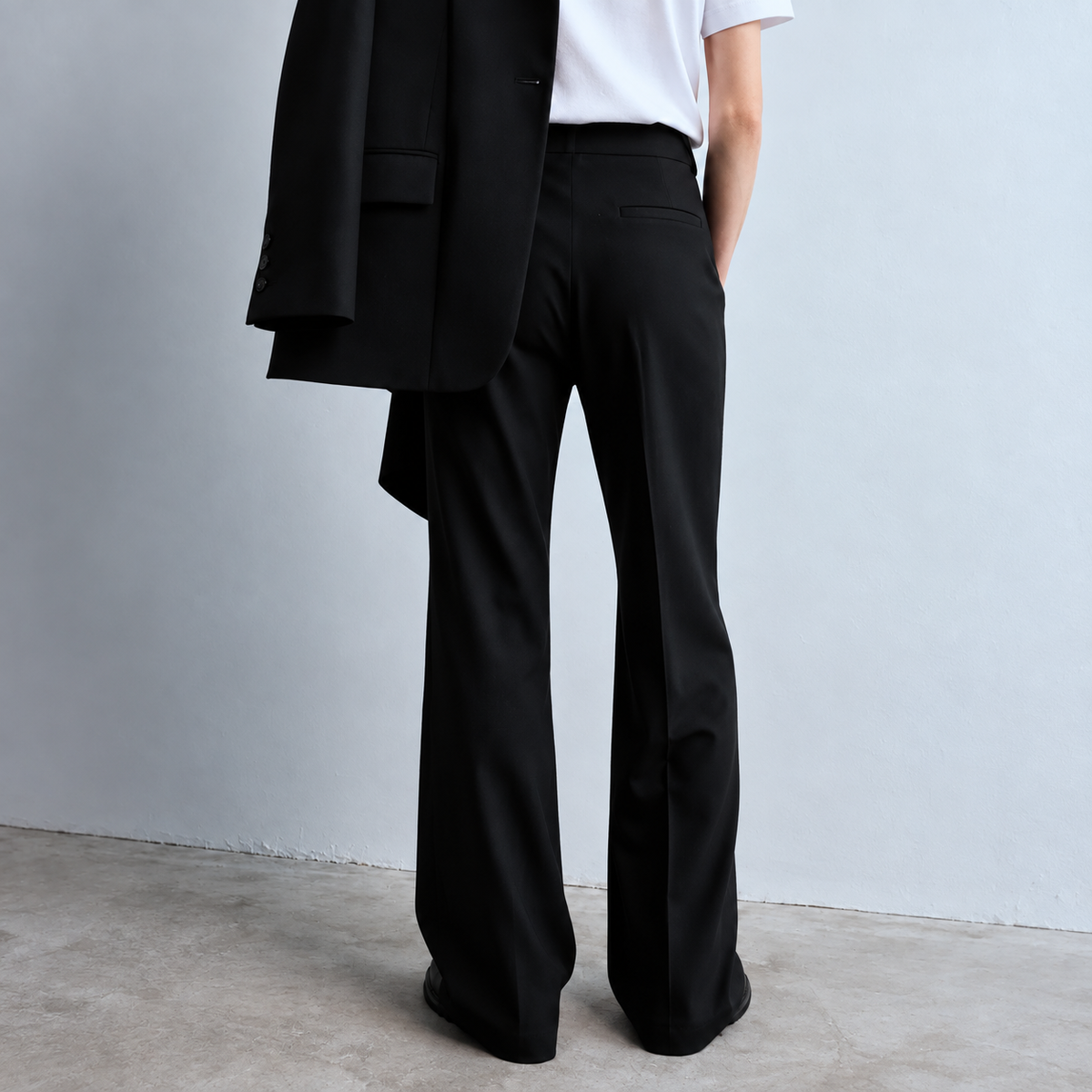 Women's Black Flare Pants