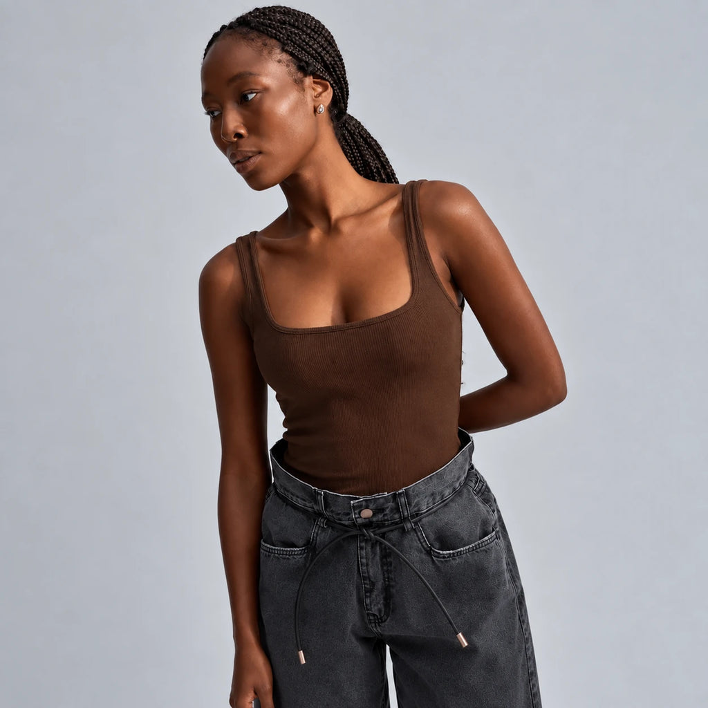 Women's Ribbed Tank Top