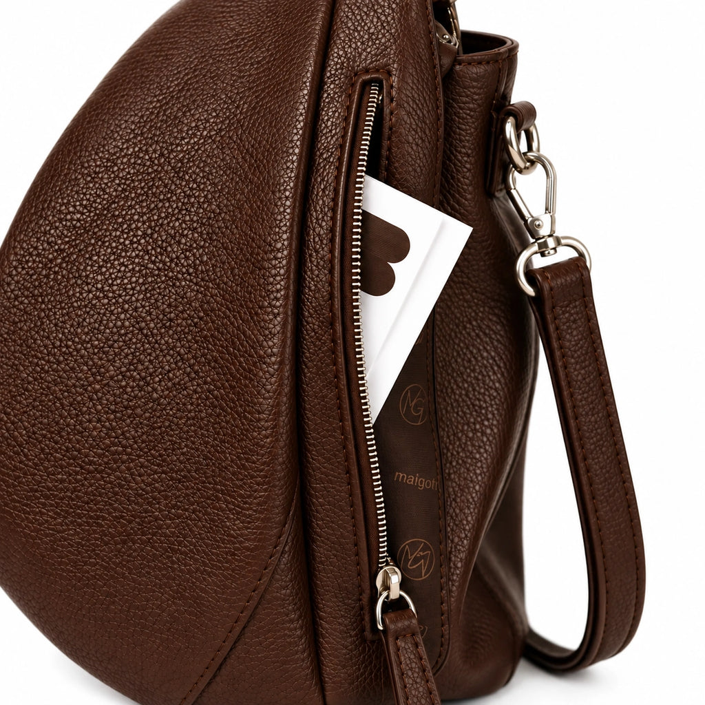 Women's Brown Leather Handbag Siena