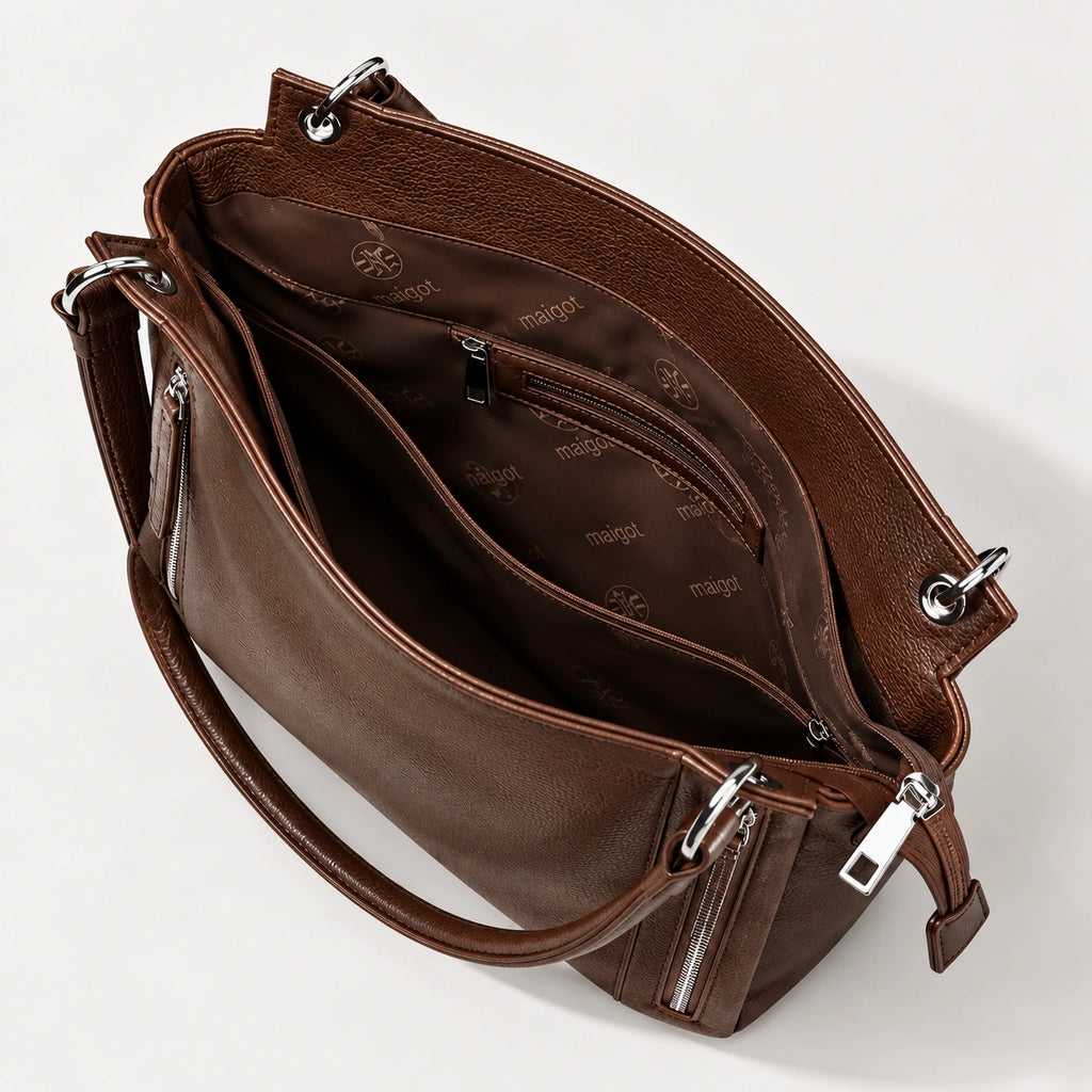 Women's Brown Leather Handbag Siena