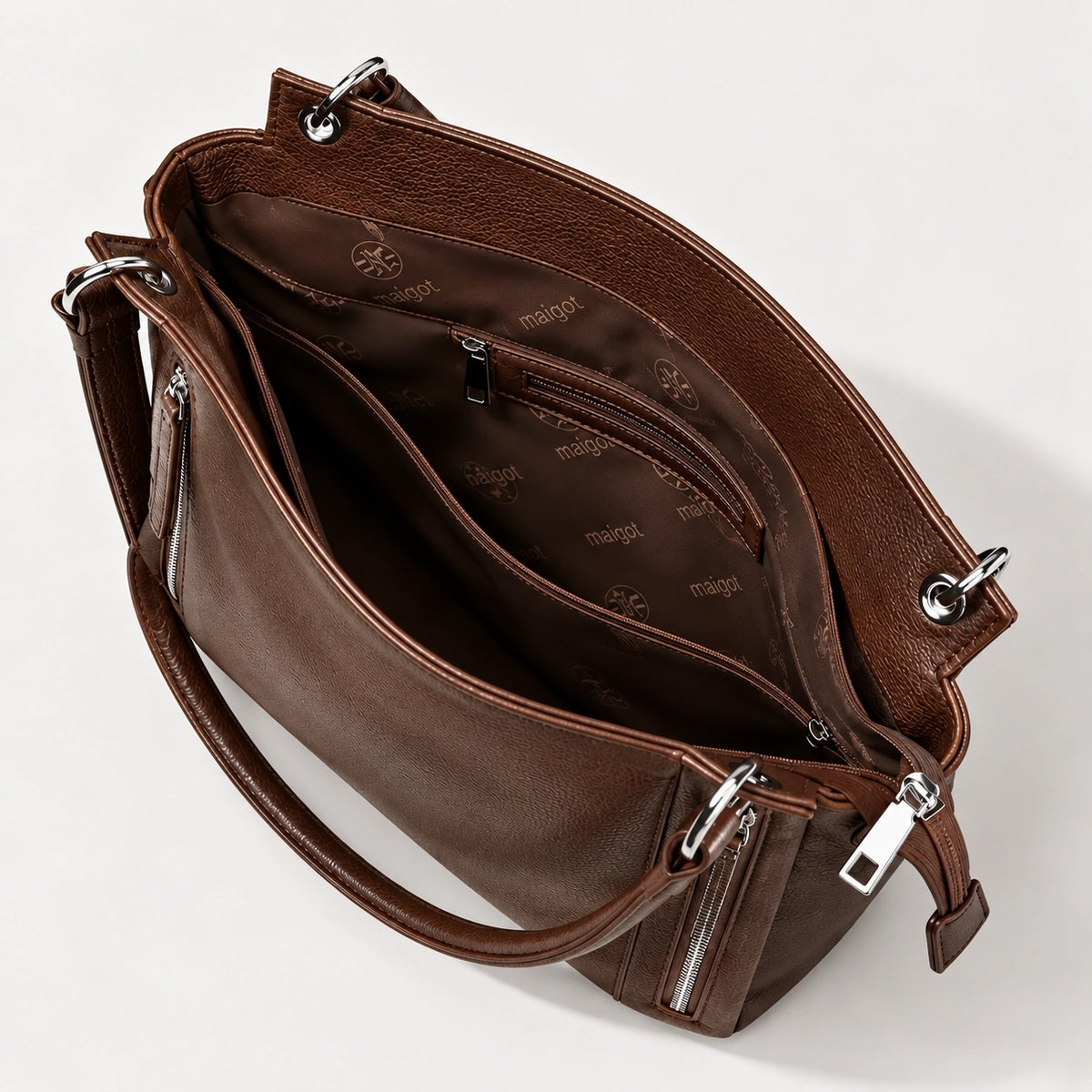 Women's Brown Leather Handbag Siena