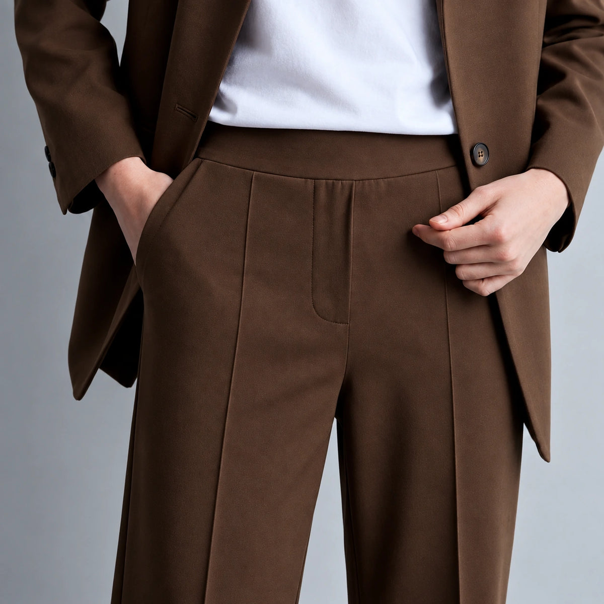 Women's Brown Flare Pants