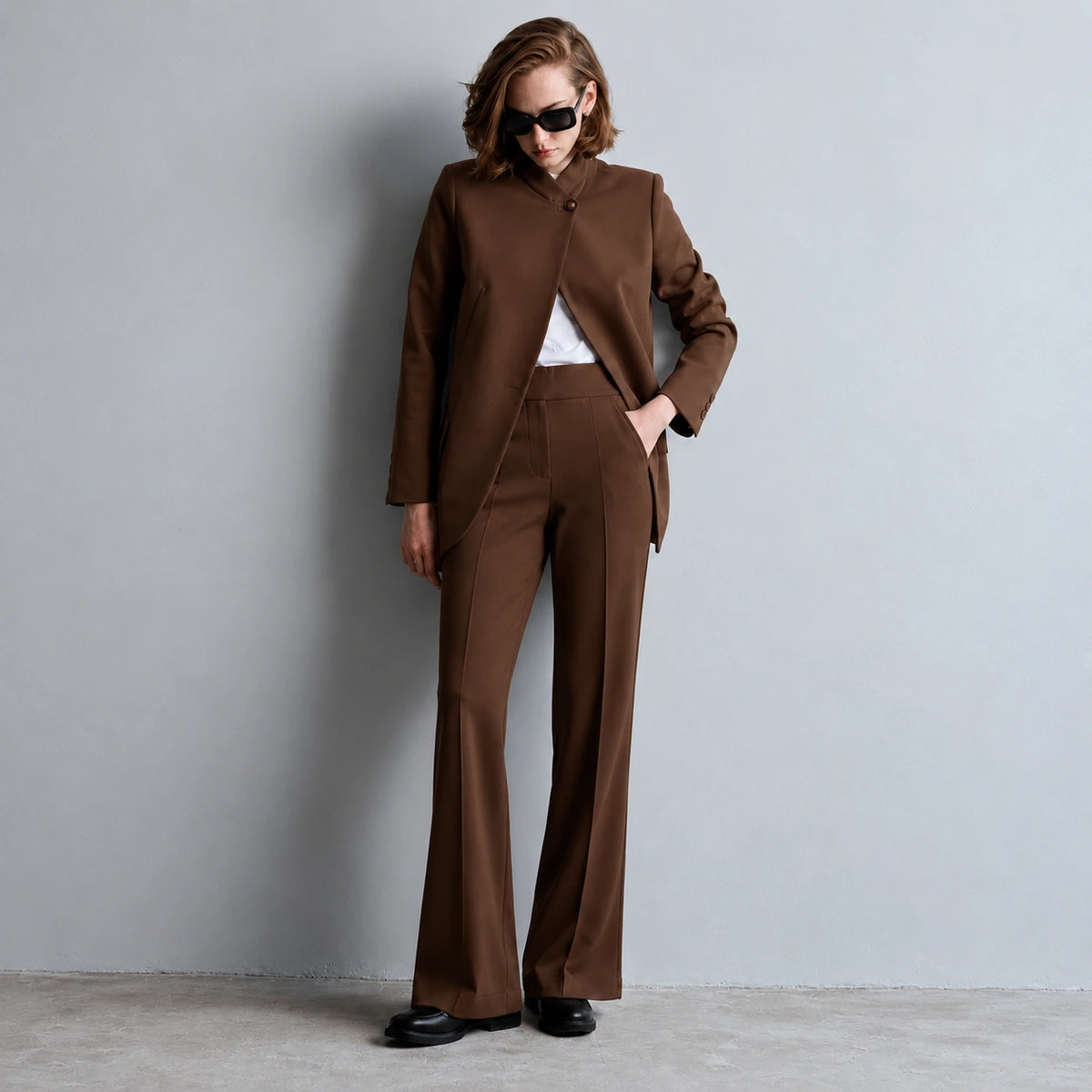 Women's Brown Flare Pants